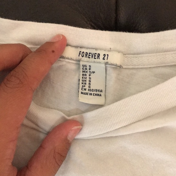 White Crop Top - Picture 2 of 2